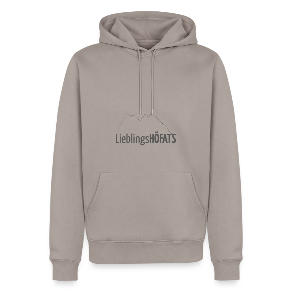 Männer Premium Hoodie | LieblingsHÖFATS - Taupe