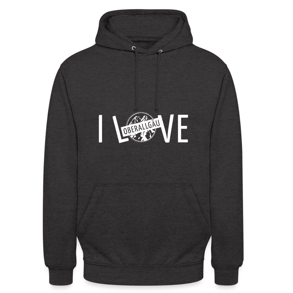 Unisex Hoodie | I LOVE - Anthrazit
