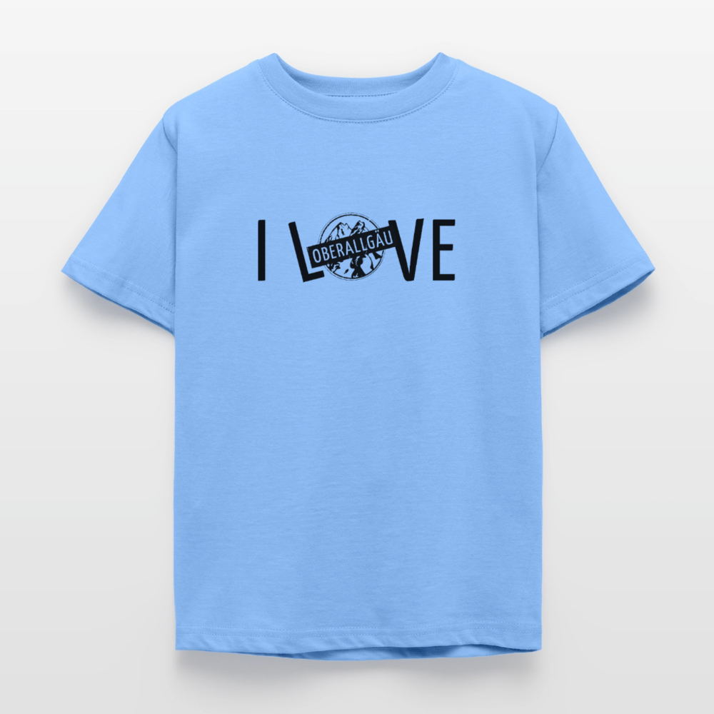 Kinder T-Shirt | I LOVE - Himmelblau