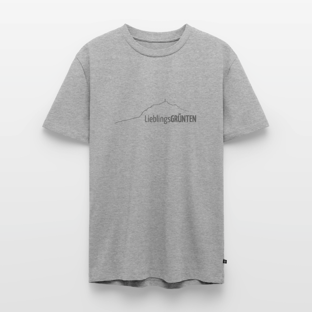 Männer Premium T-Shirt | LieblingsGRÜNTEN - Grau meliert