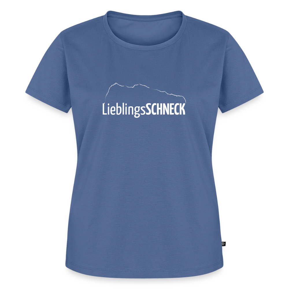 Frauen Premium T-Shirt | LieblingsSCHNECK - Taubenblau