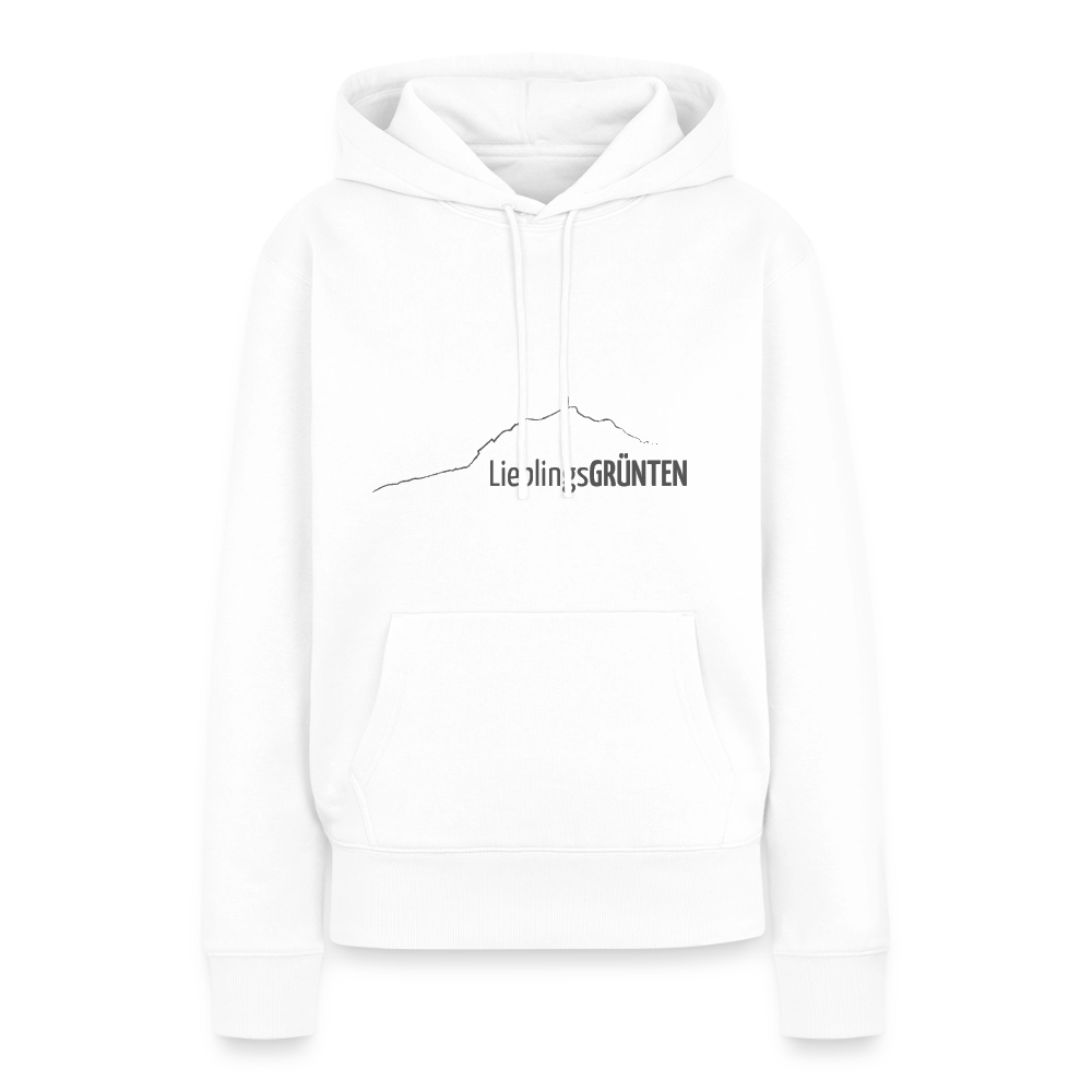 Frauen Premium Hoodie | LieblingsGRÜNTEN - Weiß