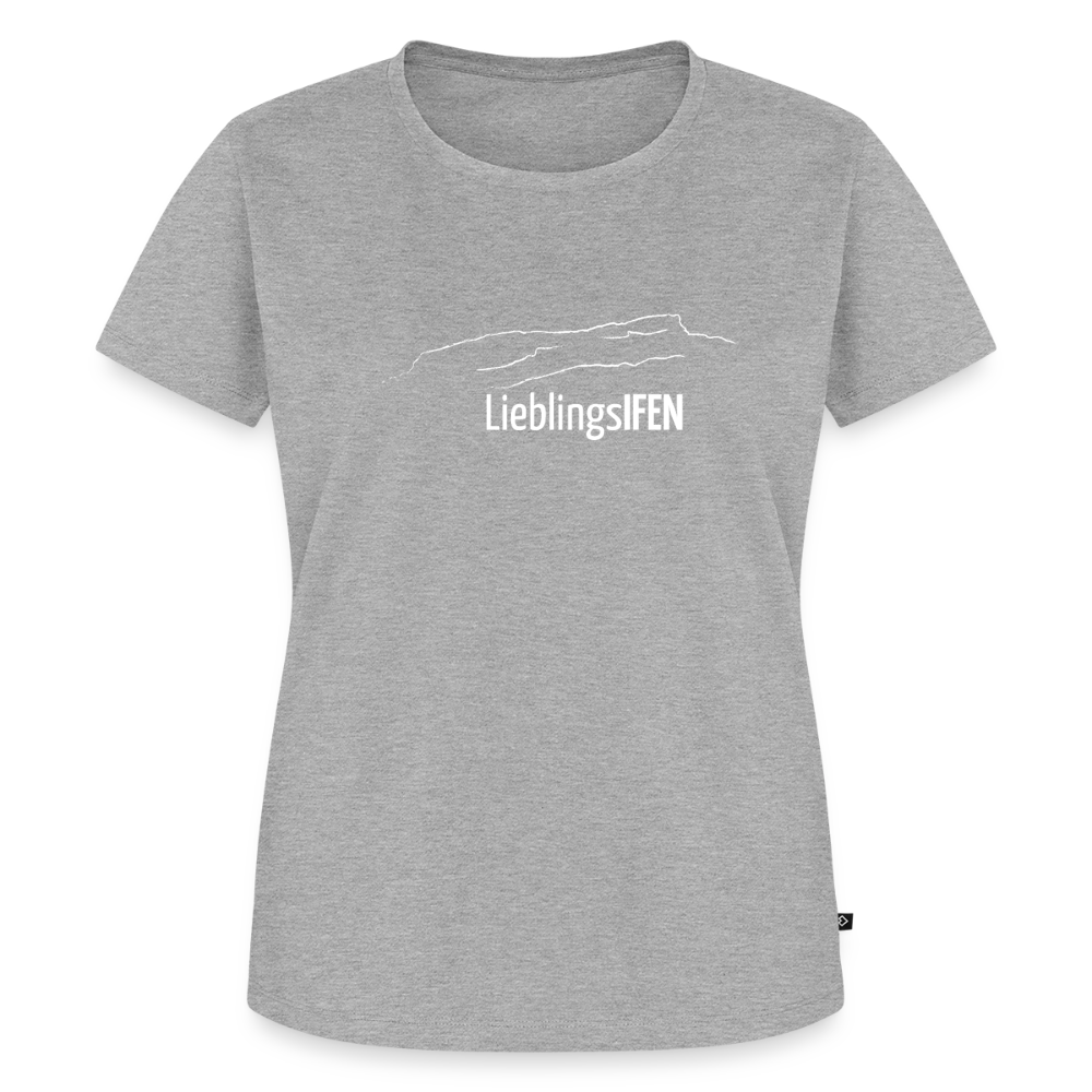 Frauen Premium T-Shirt | LieblingsIFEN - Grau meliert