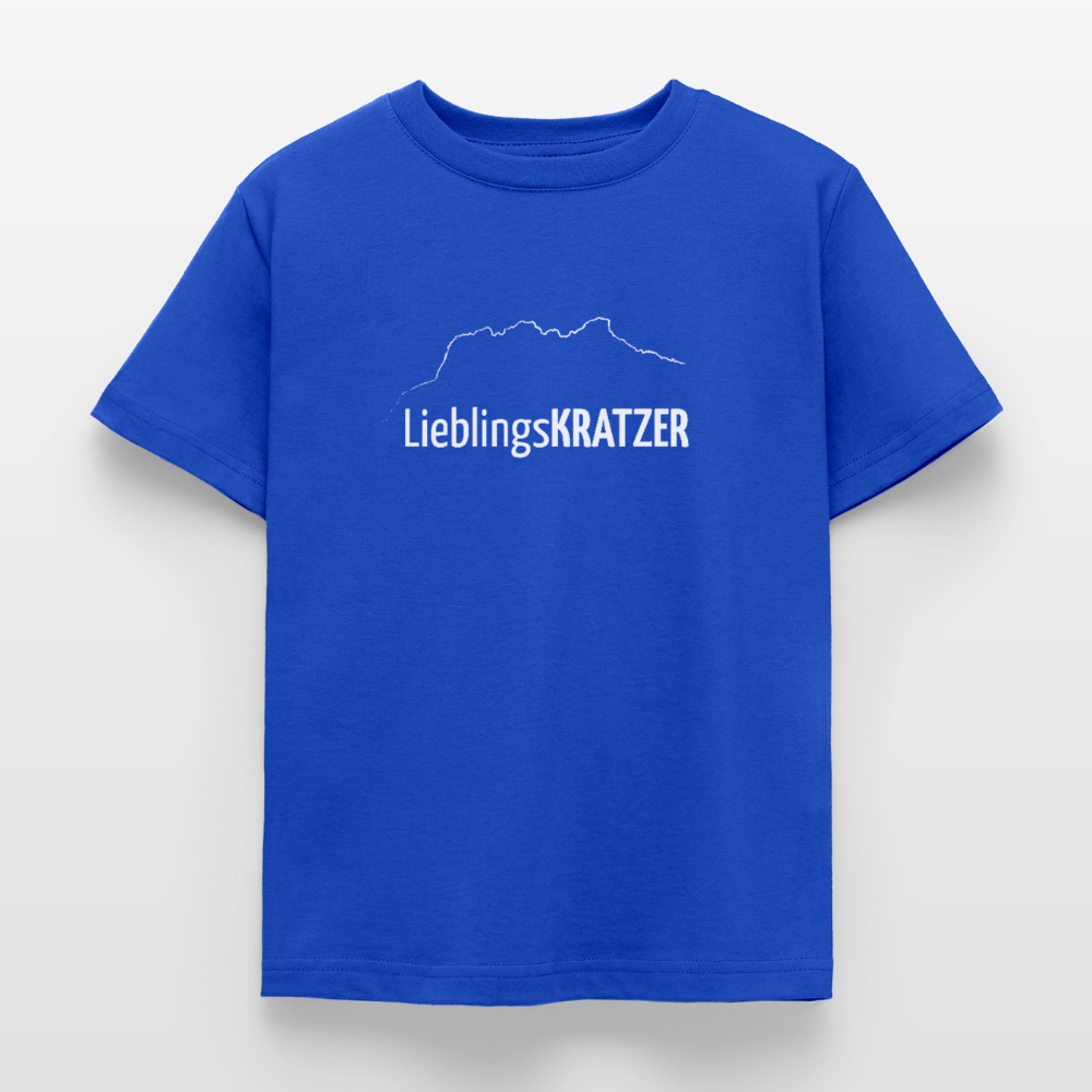 Kinder T-Shirt | LieblingsKRATZER - Royalblau