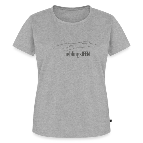 Frauen Premium T-Shirt | LieblingsIFEN - Grau meliert