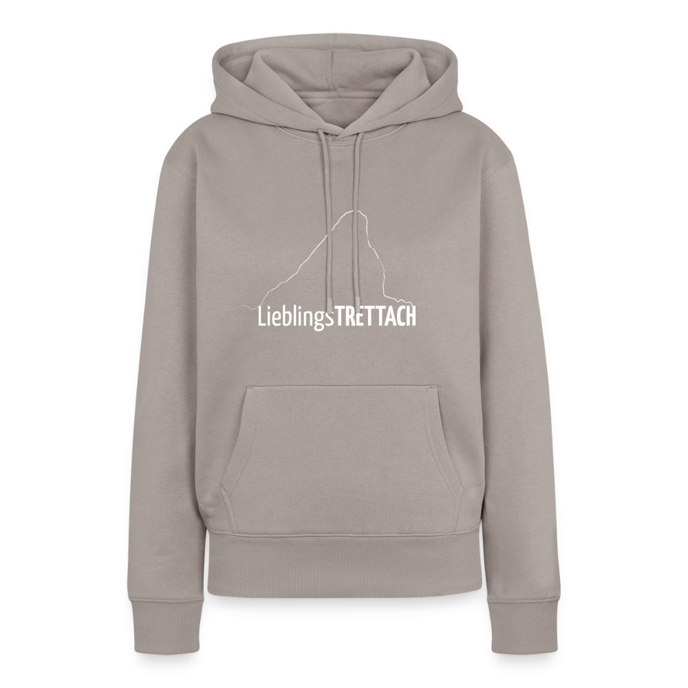 Frauen Premium Hoodie | LieblingsTRETTACH - Taupe