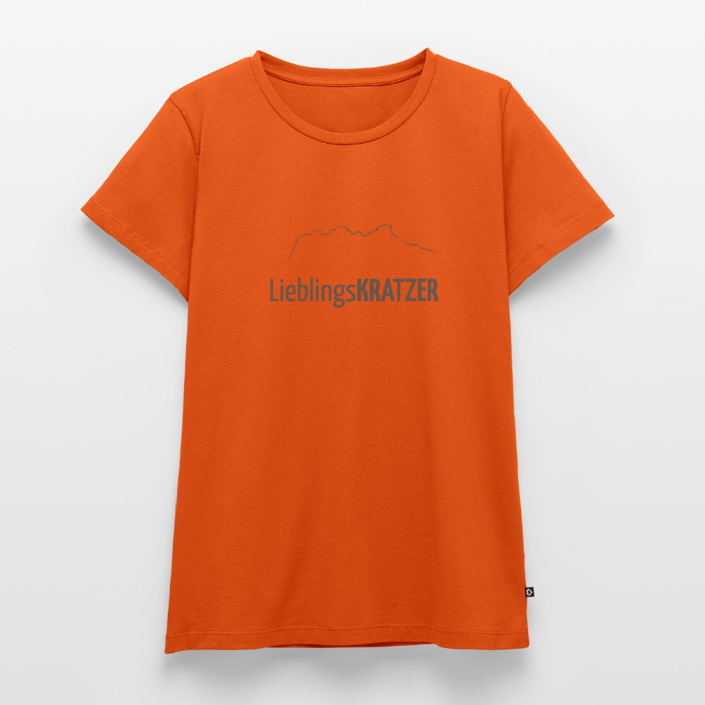 Frauen Premium T-Shirt | LieblingsKRATZER - Orange 