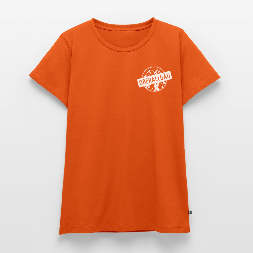 Frauen Premium T-Shirt | OBERALLGÄU - Orange 