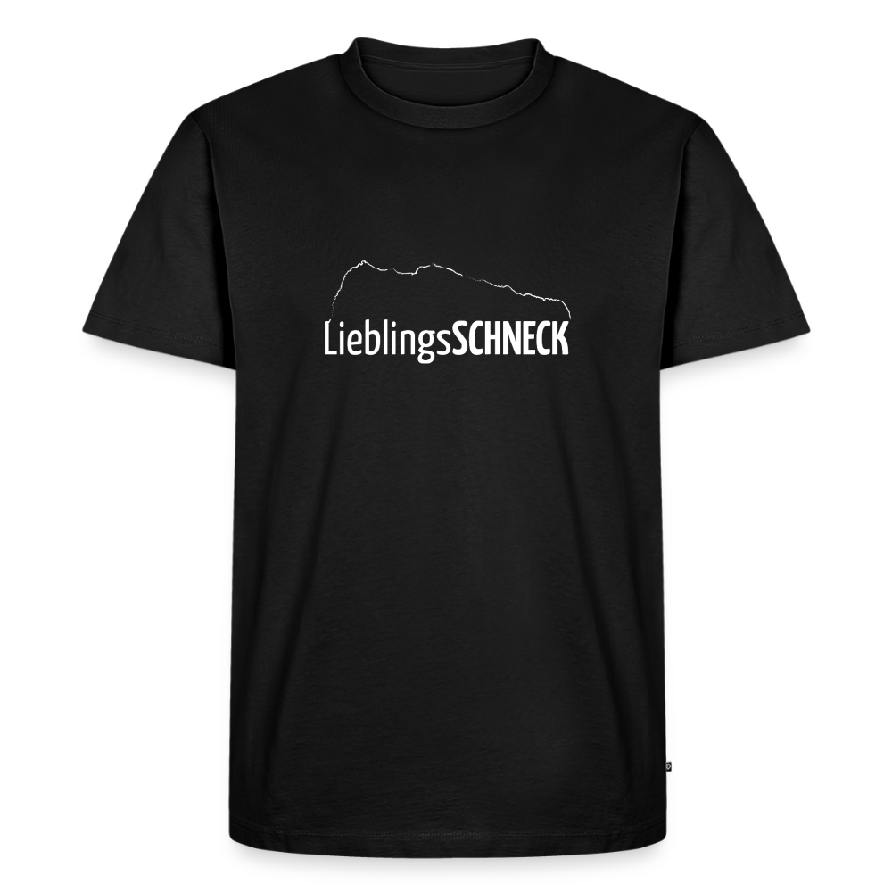 Männer Premium T-Shirt | LieblingsSCHNECK - Schwarz
