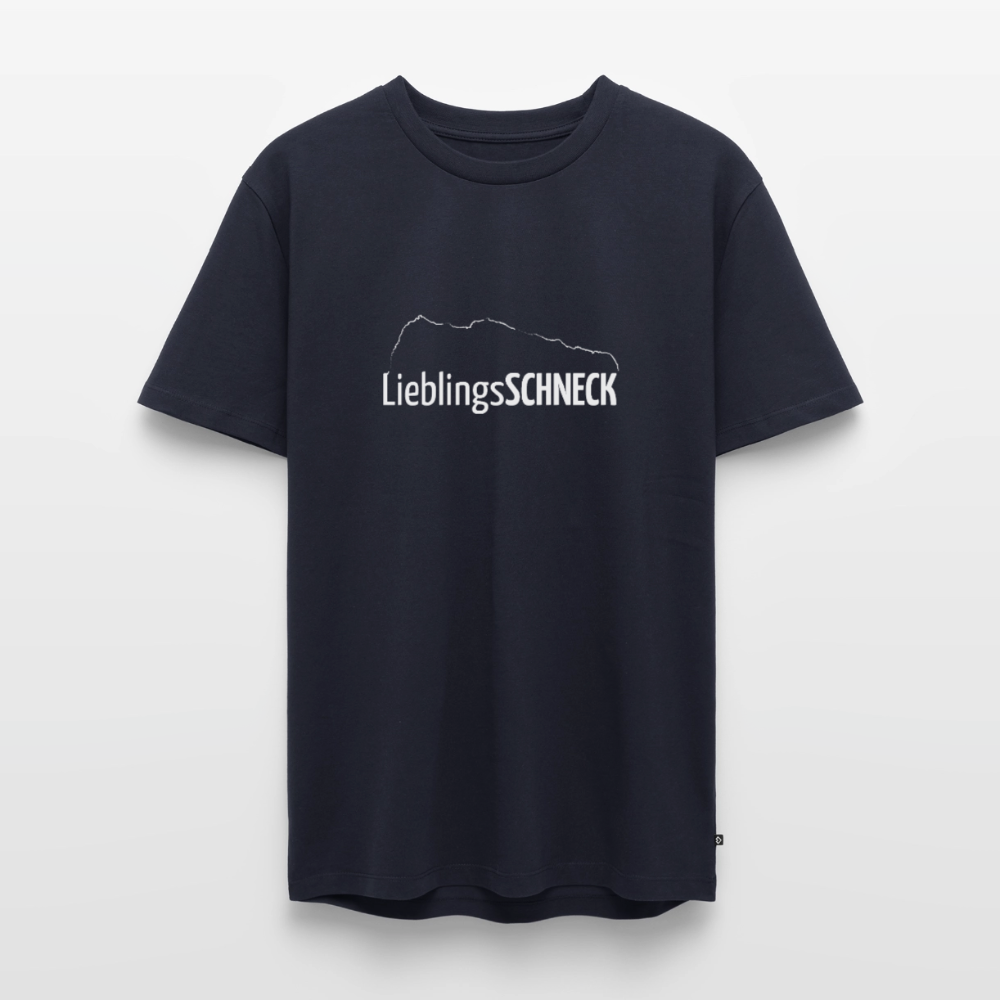 Männer Premium T-Shirt | LieblingsSCHNECK - Navy