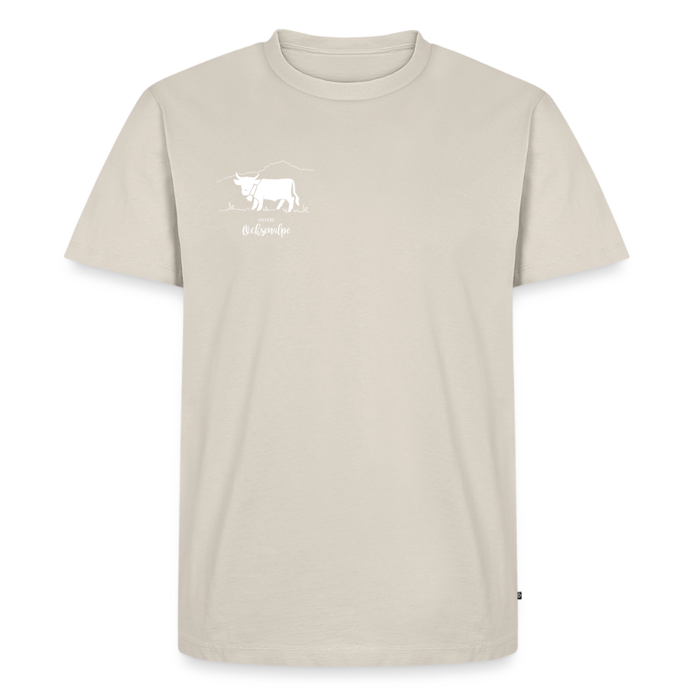 Männer Premium T-Shirt | Untere Ochsenalpe - Beige
