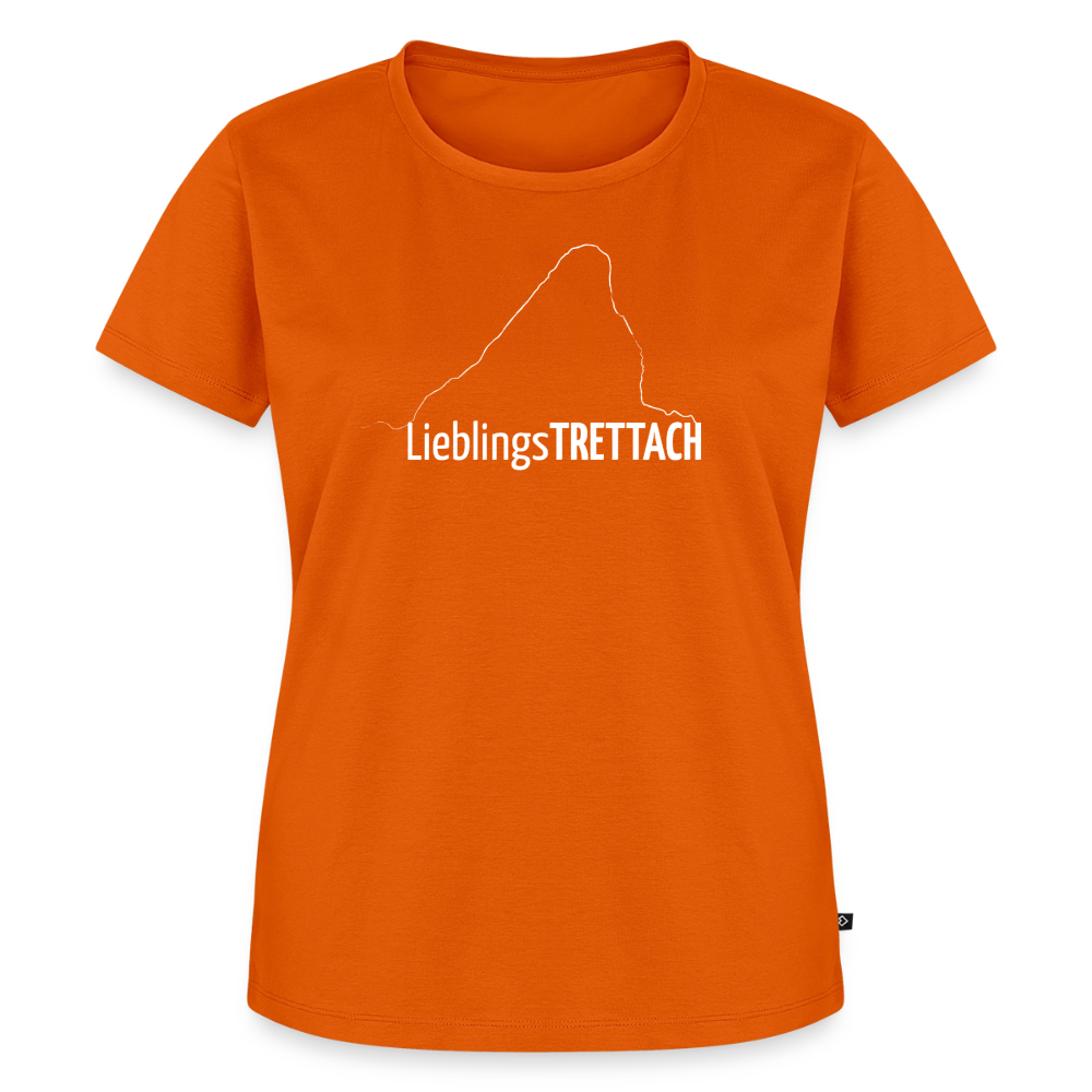 Frauen Premium T-Shirt | LieblingsTRETTACH - Orange 
