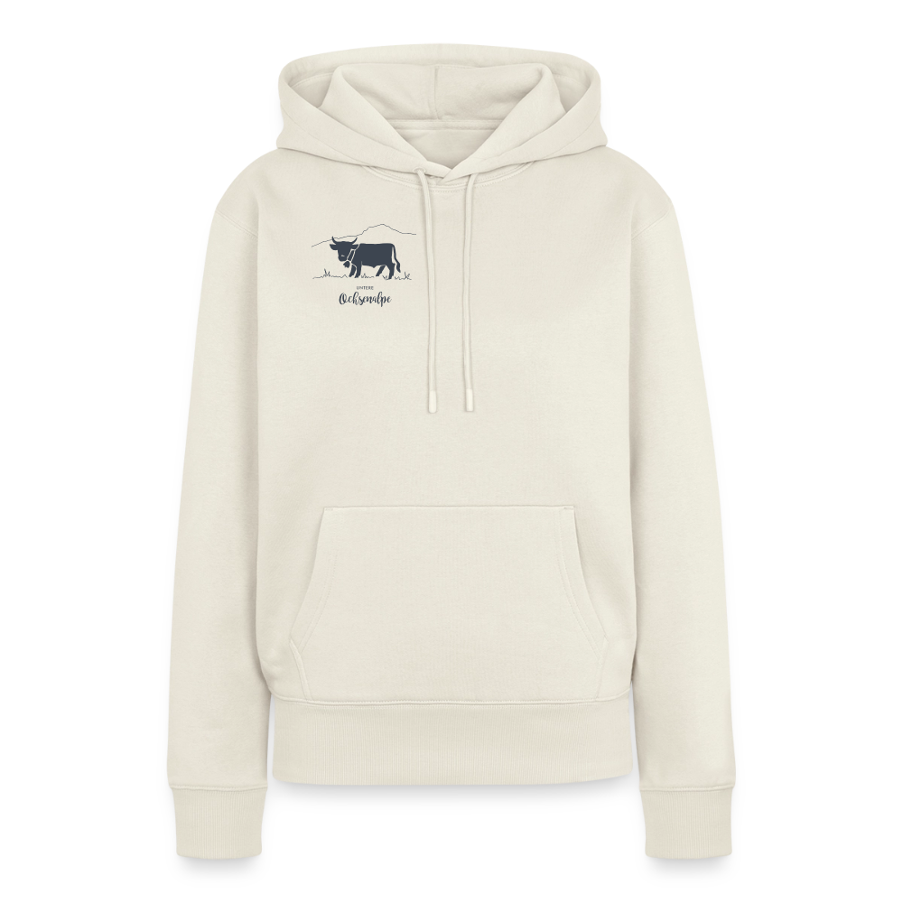 Frauen Premium Hoodie | Untere Ochsenalpe - Naturweiß