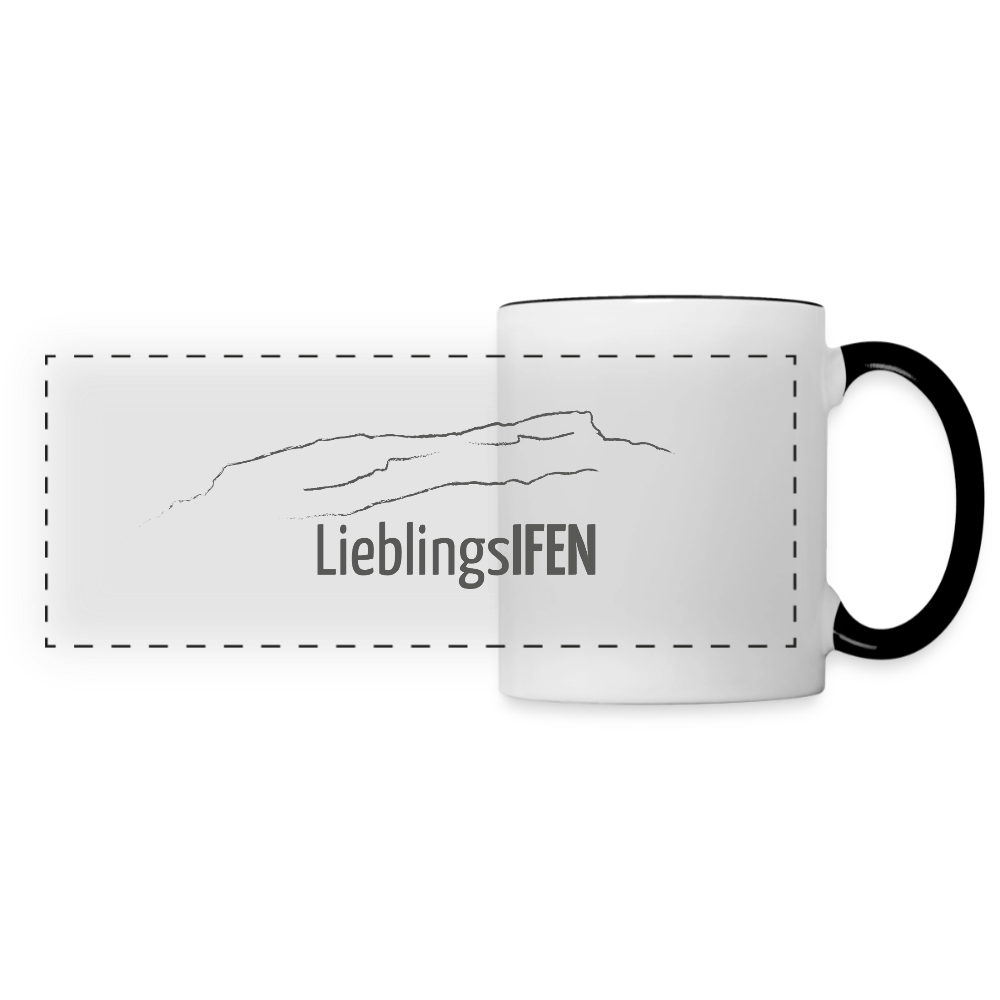 Panoramatasse | LieblingsIFEN - Weiß/Schwarz