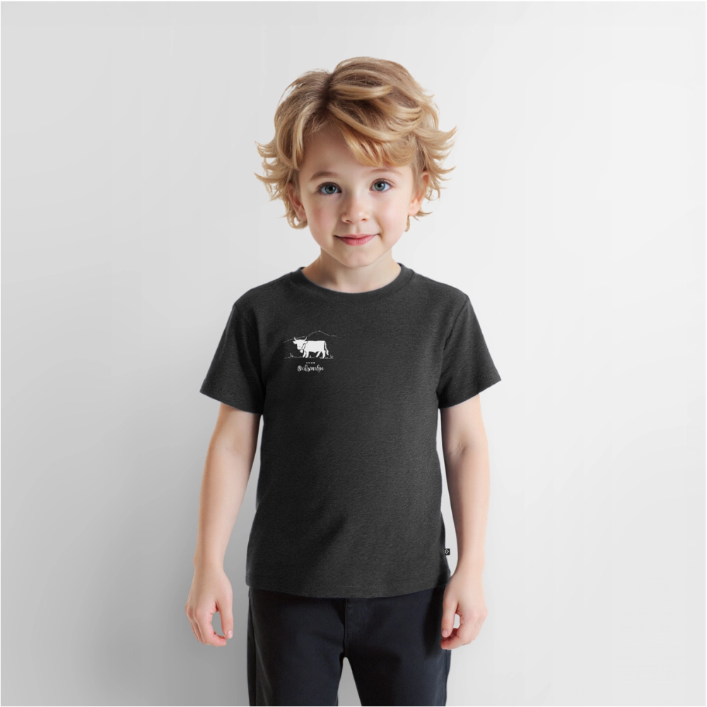 Kinder Premium T-Shirt | Untere Ochsenalpe - Anthrazit meliert