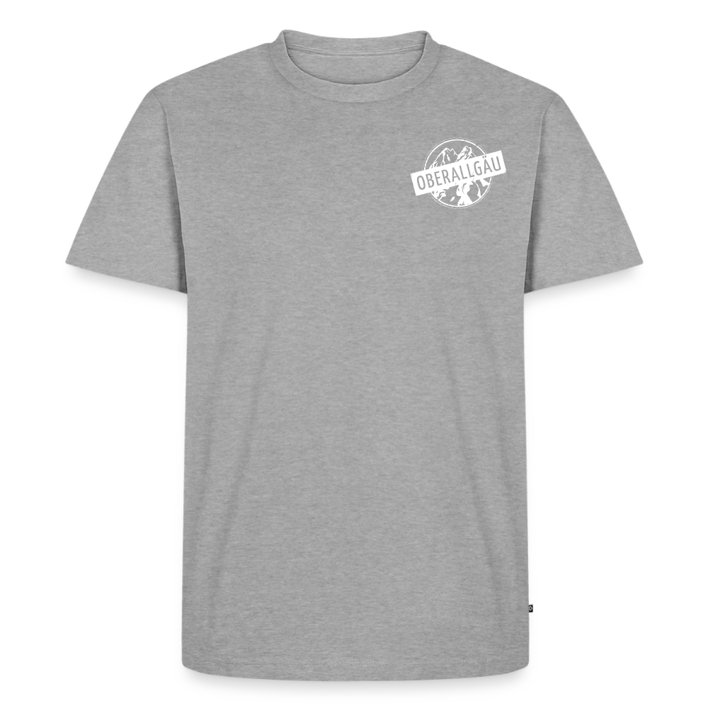 Männer Premium T-Shirt | OBERALLGÄU - Grau meliert