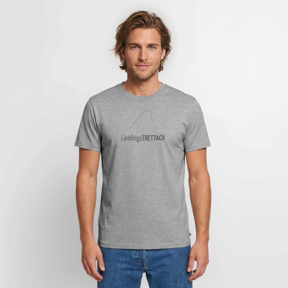 Männer Premium T-Shirt | LieblingsTRETTACH - Grau meliert