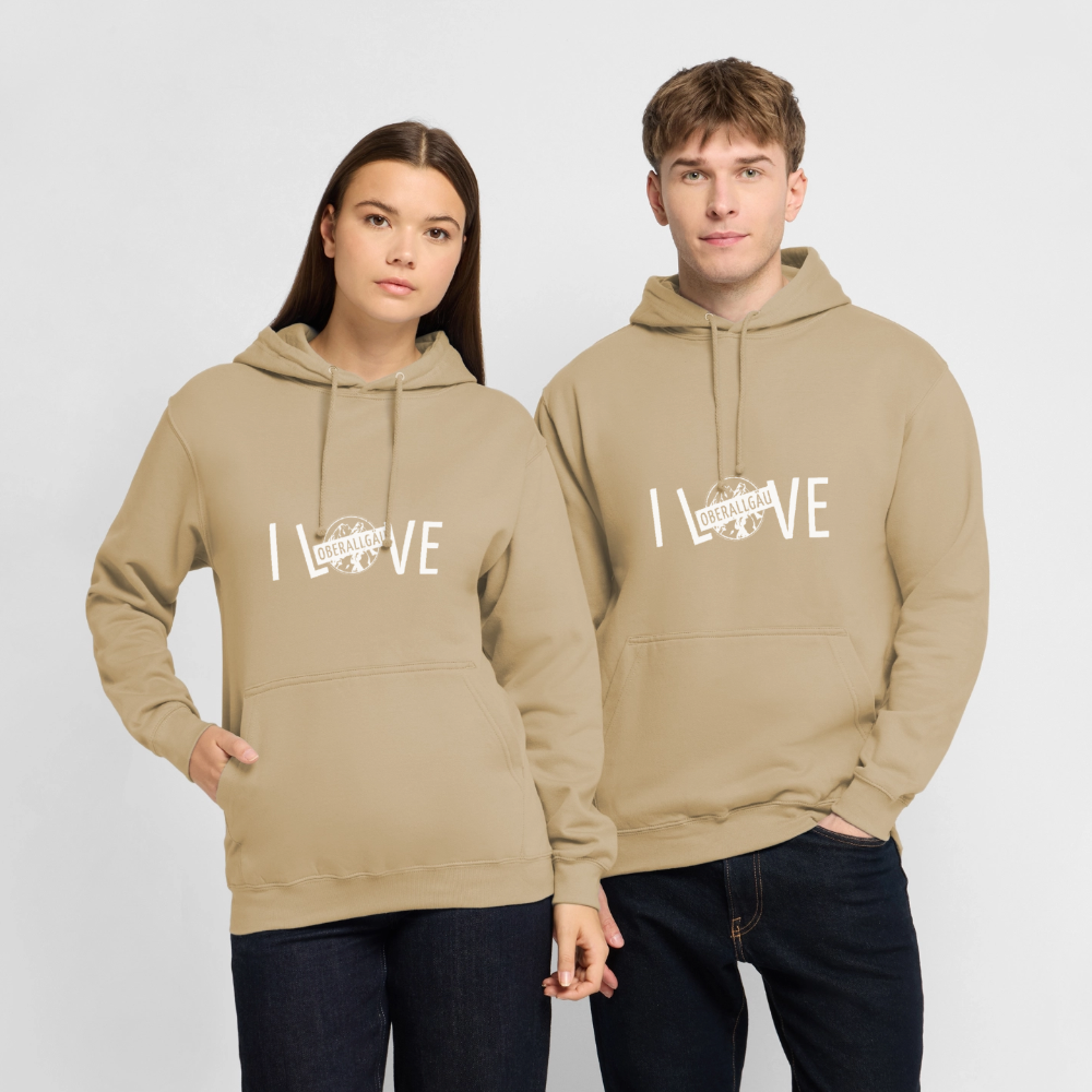 Unisex Hoodie | I LOVE - Beige