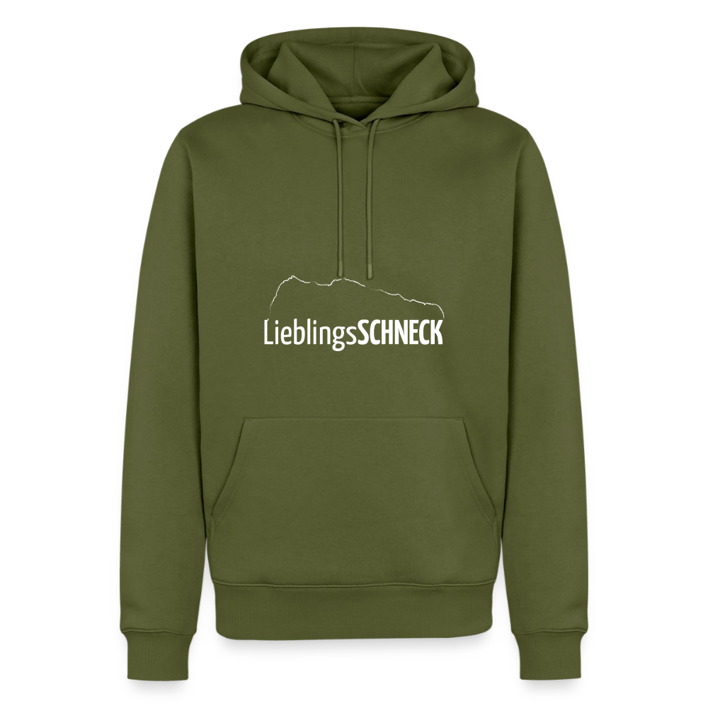 Männer Premium Hoodie | LieblingsSCHNECK - Khaki