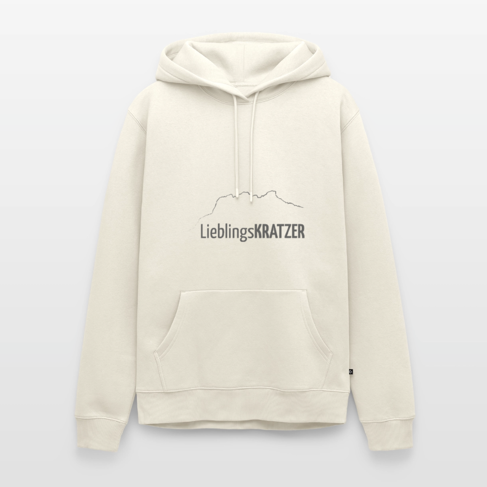 Männer Premium Hoodie | LieblingsKRATZER - Naturweiß