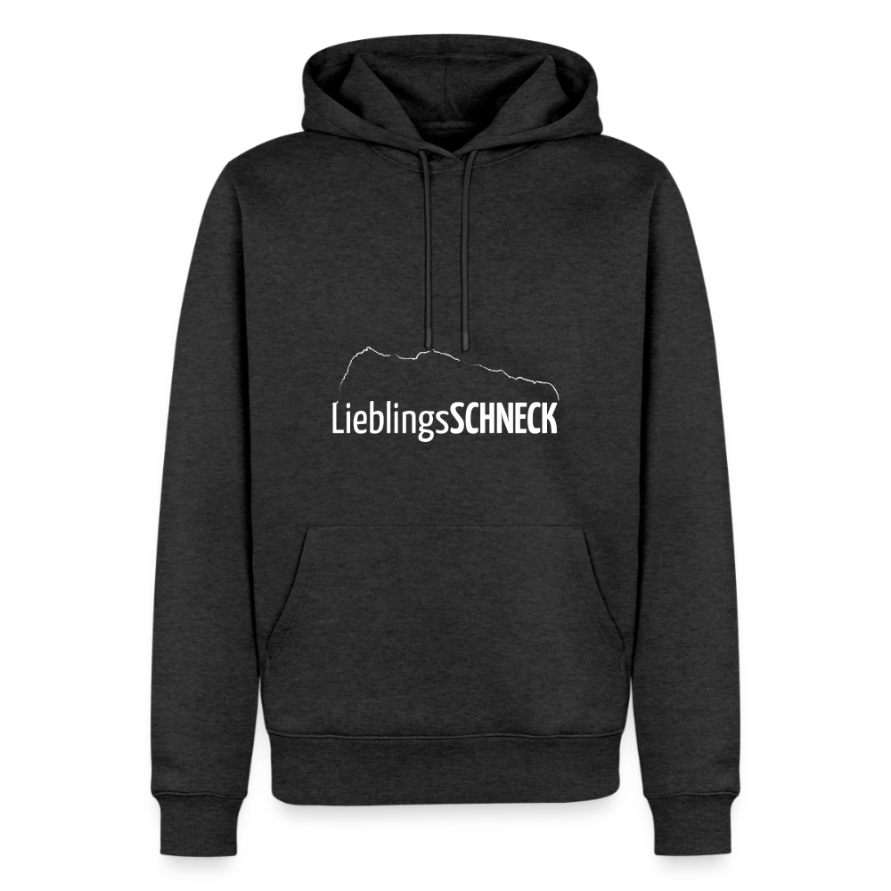 Männer Premium Hoodie | LieblingsSCHNECK - Anthrazit meliert