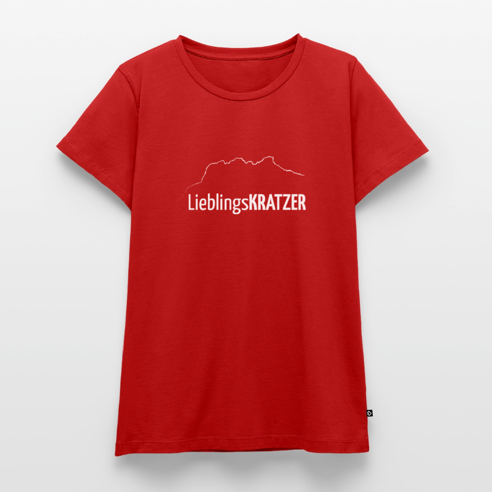 Frauen Premium T-Shirt | LieblingsKRATZER - Rot