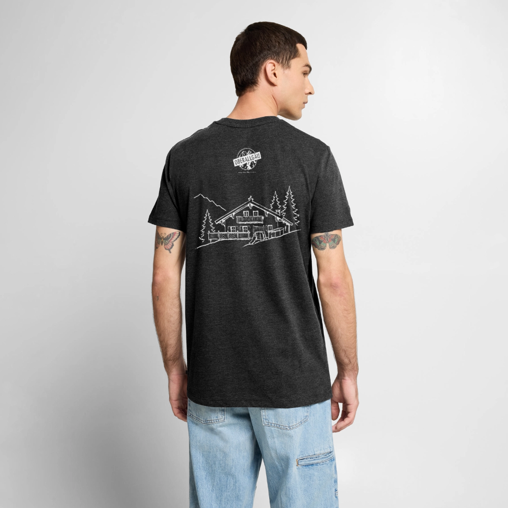 Männer Premium T-Shirt | Untere Ochsenalpe - Anthrazit meliert