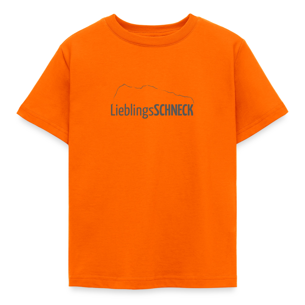 Kinder T-Shirt | LieblingsSCHNECK - Orange