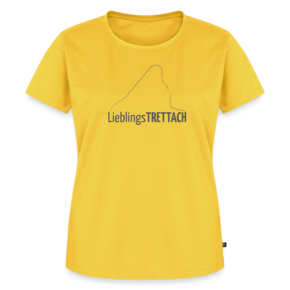 Frauen Premium T-Shirt | LieblingsTRETTACH - Sonnengelb