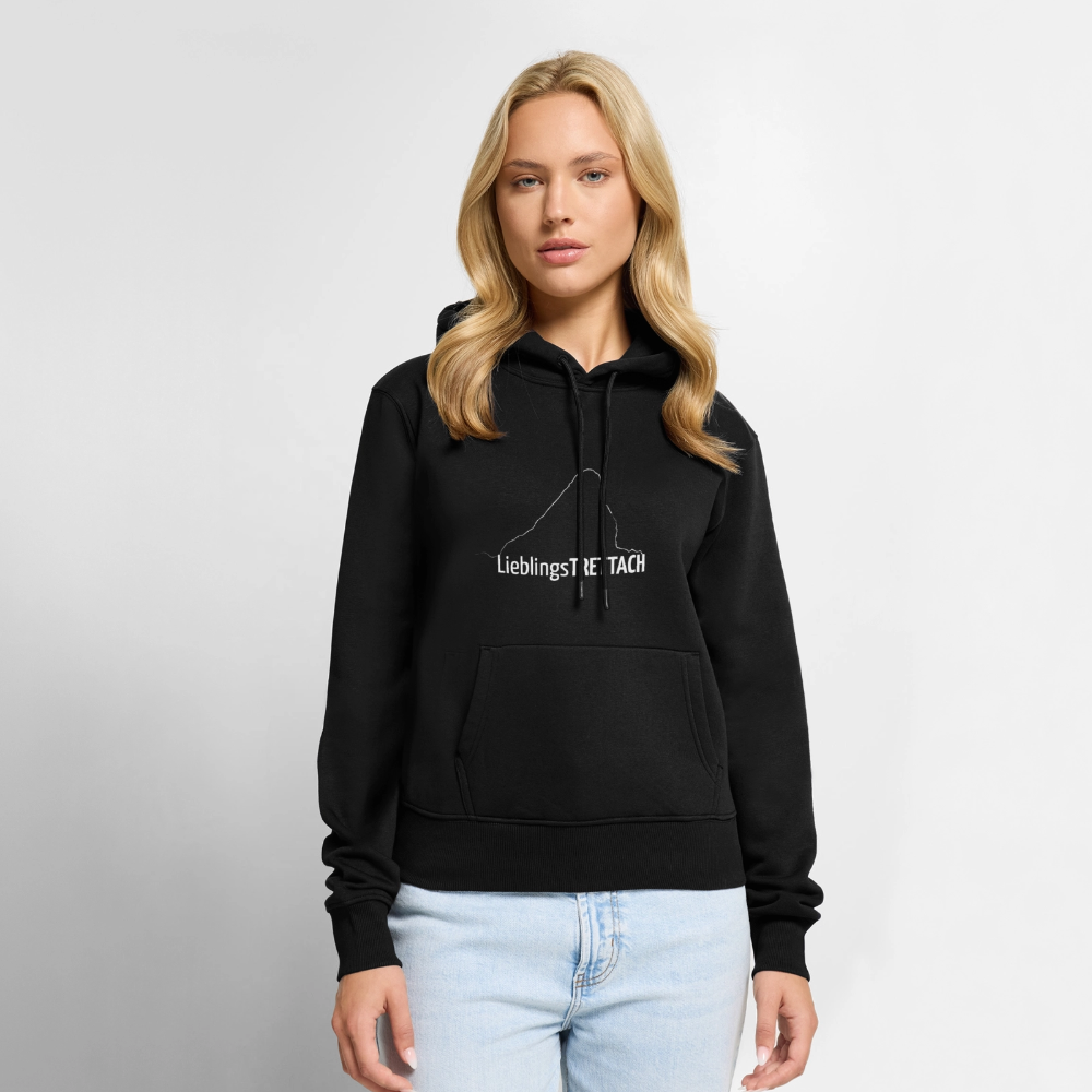 Frauen Premium Hoodie | LieblingsTRETTACH - Schwarz