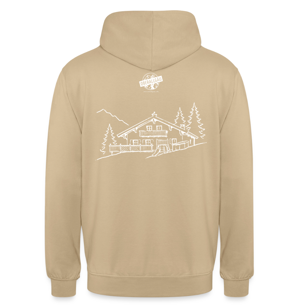 Unisex Hoodie | Untere Ochsenalpe - Beige