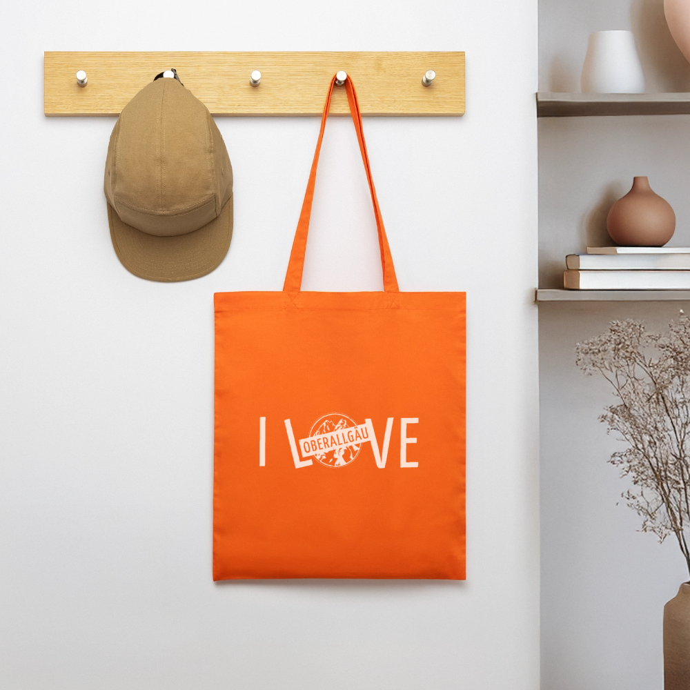 Stanley/Stella Bio-Stoffbeutel | I LOVE - Tieforange