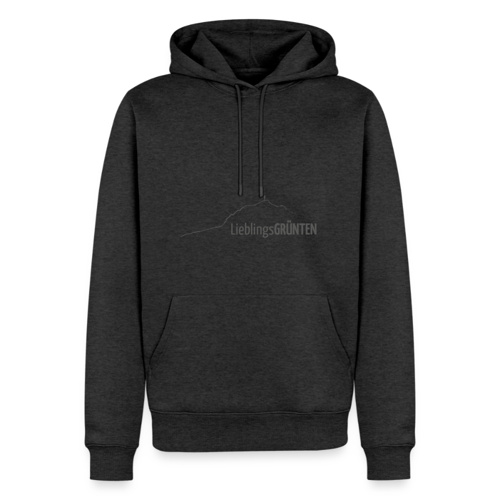 Männer Premium Hoodie | LieblingsGRÜNTEN - Anthrazit meliert