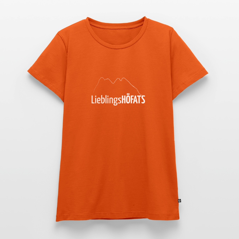 Frauen Premium T-Shirt | LieblingsHÖFATS - Orange 