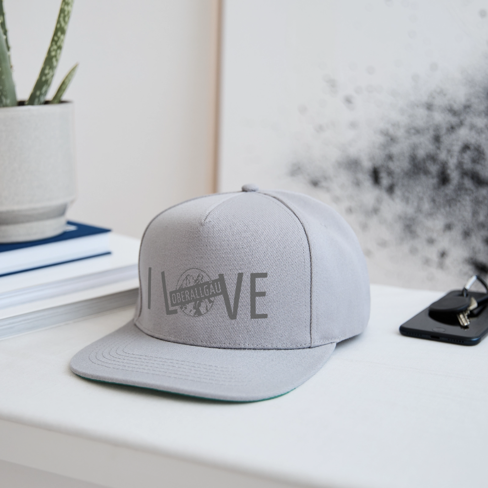 Snapback Cap | I LOVE - Graphit/Graphit