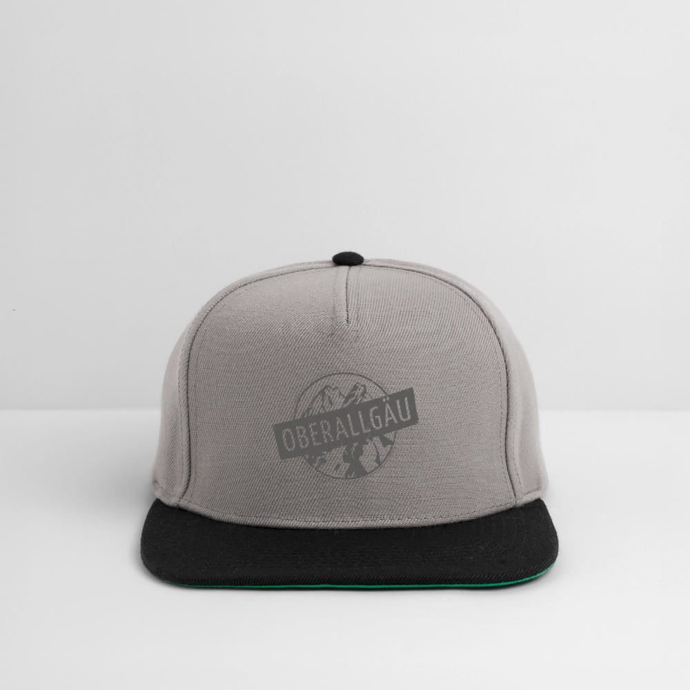 Snapback Cap - Graphit/Schwarz