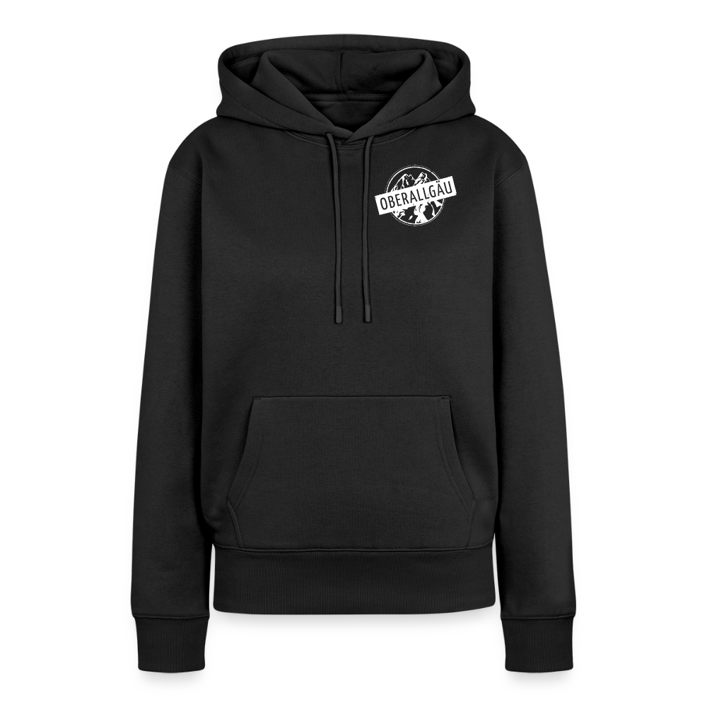 Frauen Premium Hoodie | OBERALLGÄU - Schwarz