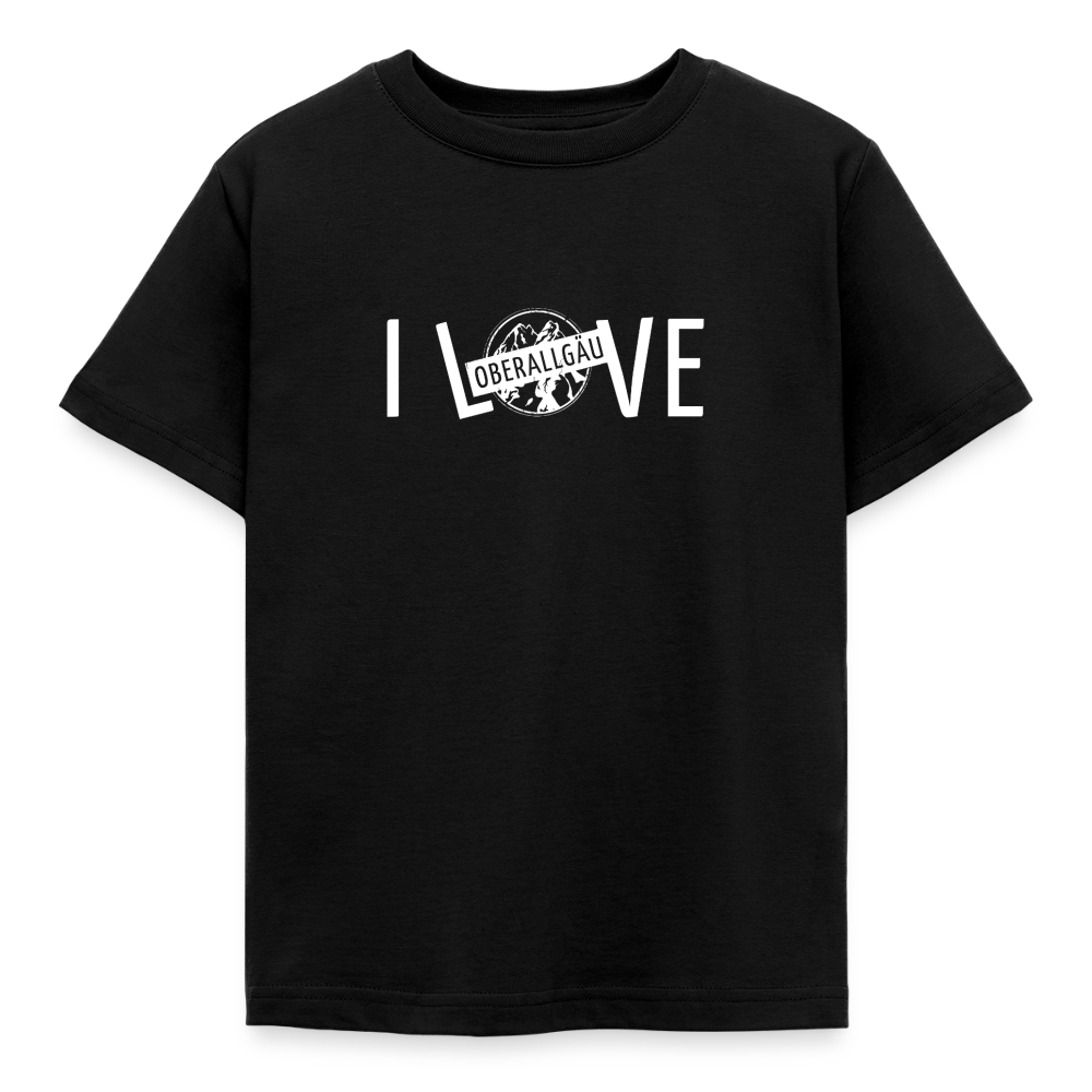 Kinder T-Shirt | I LOVE - Schwarz