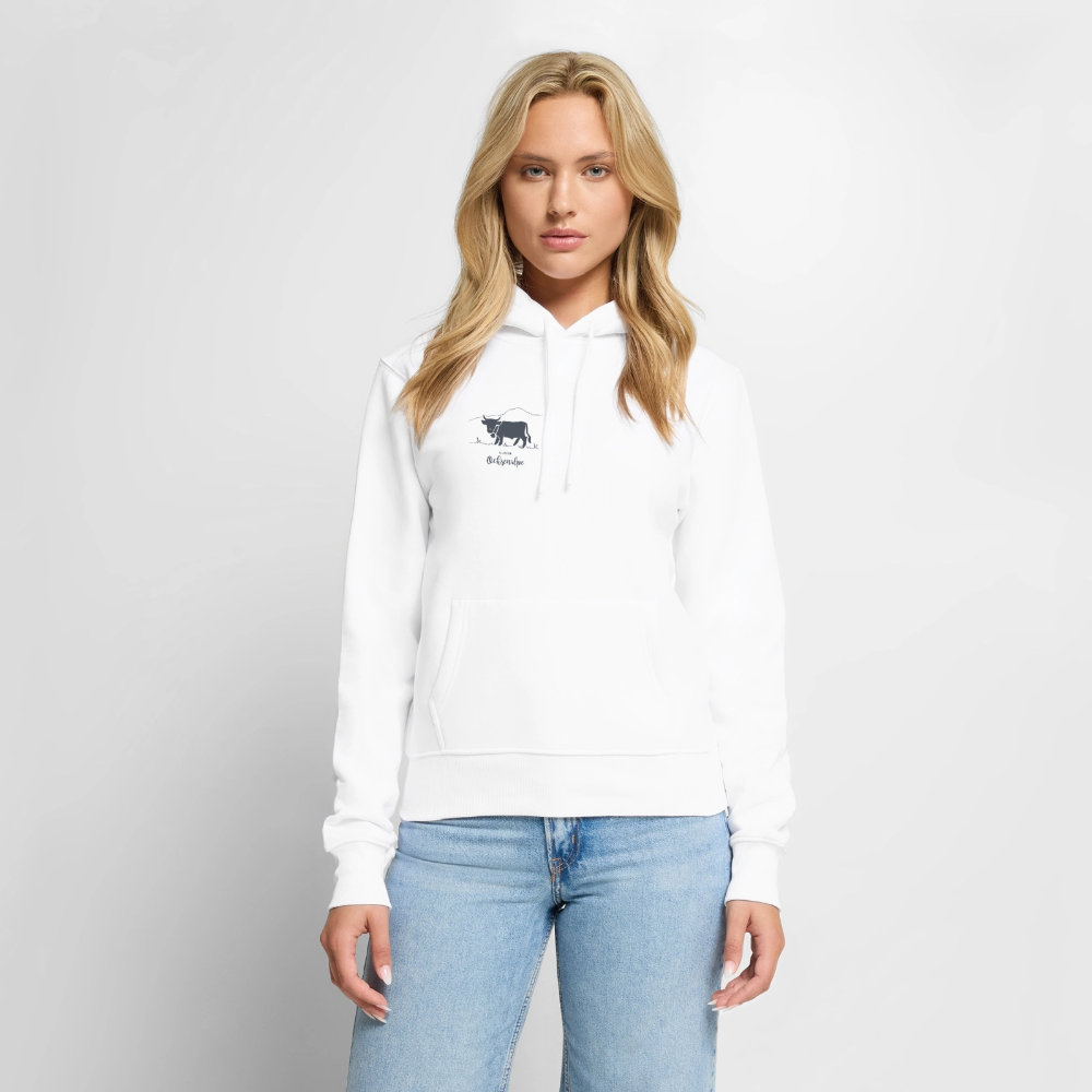 Frauen Premium Hoodie | Untere Ochsenalpe - Weiß