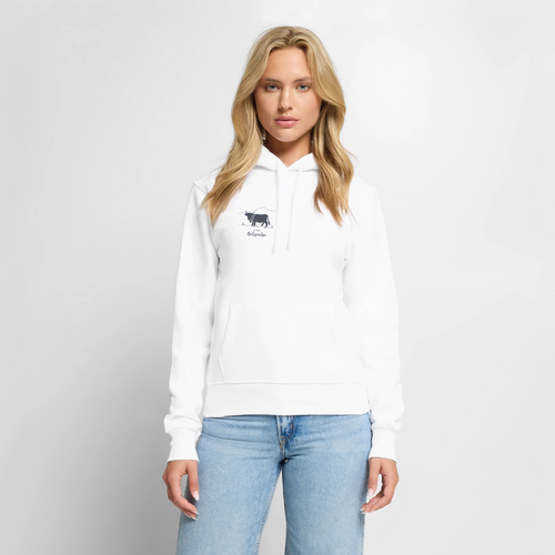 Frauen Premium Hoodie | Untere Ochsenalpe - Weiß
