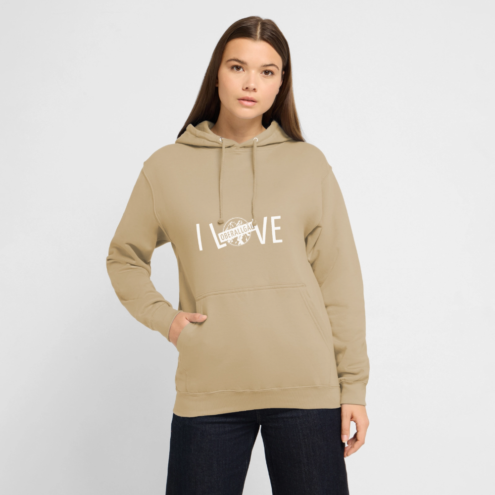 Unisex Hoodie | I LOVE - Beige