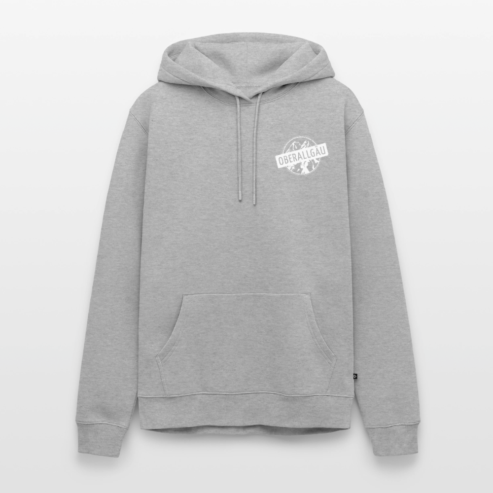 Männer Premium Hoodie | OBERALLGÄU - Grau meliert
