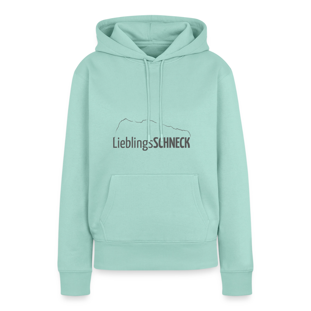 Frauen Premium Hoodie | LieblingsSCHNECK - Mint 
