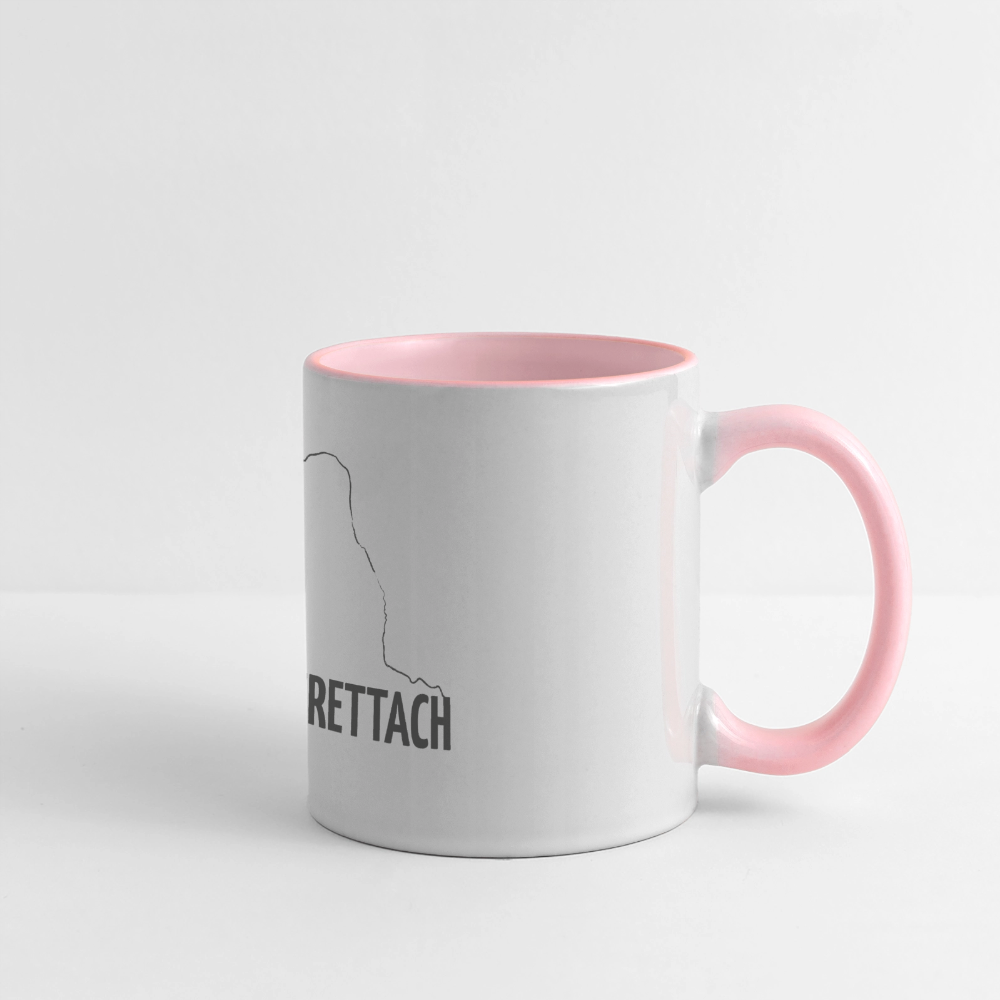 Panoramatasse | LieblingsTRETTACH - Weiß/Pink