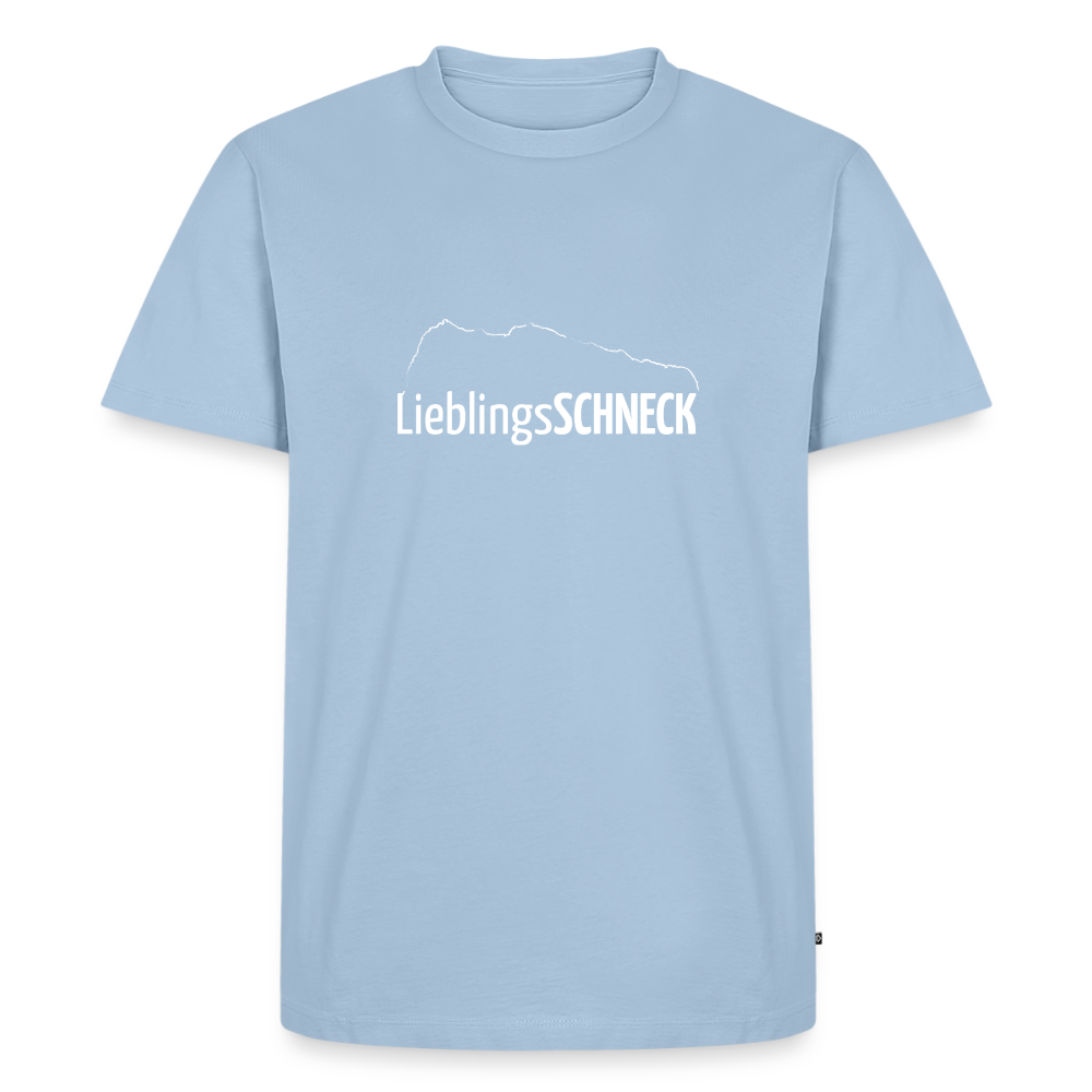Männer Premium T-Shirt | LieblingsSCHNECK - Hellblau