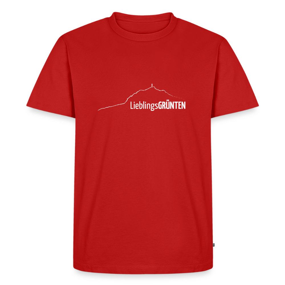 Männer Premium T-Shirt | LieblingsGRÜNTEN - Rot