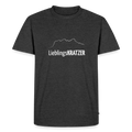 Männer Premium T-Shirt | LieblingsKRATZER - Anthrazit meliert
