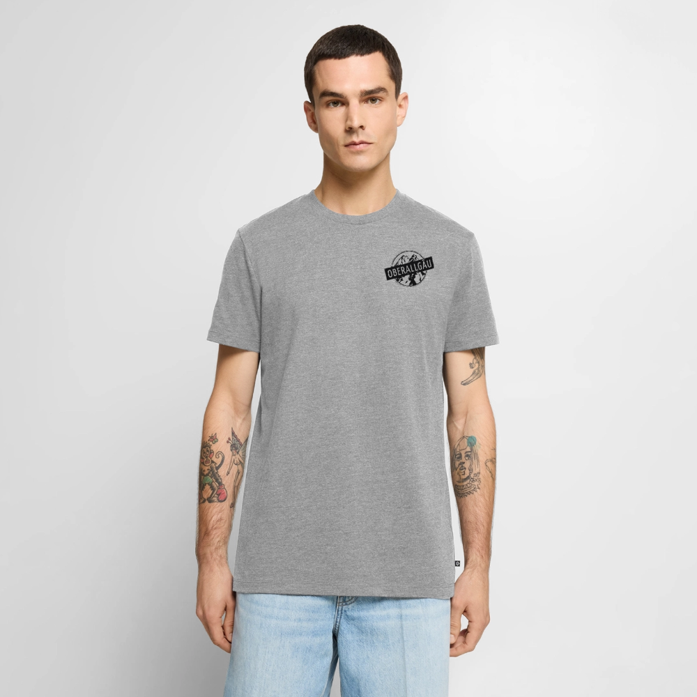 Männer Premium T-Shirt | OBERALLGÄU - Grau meliert