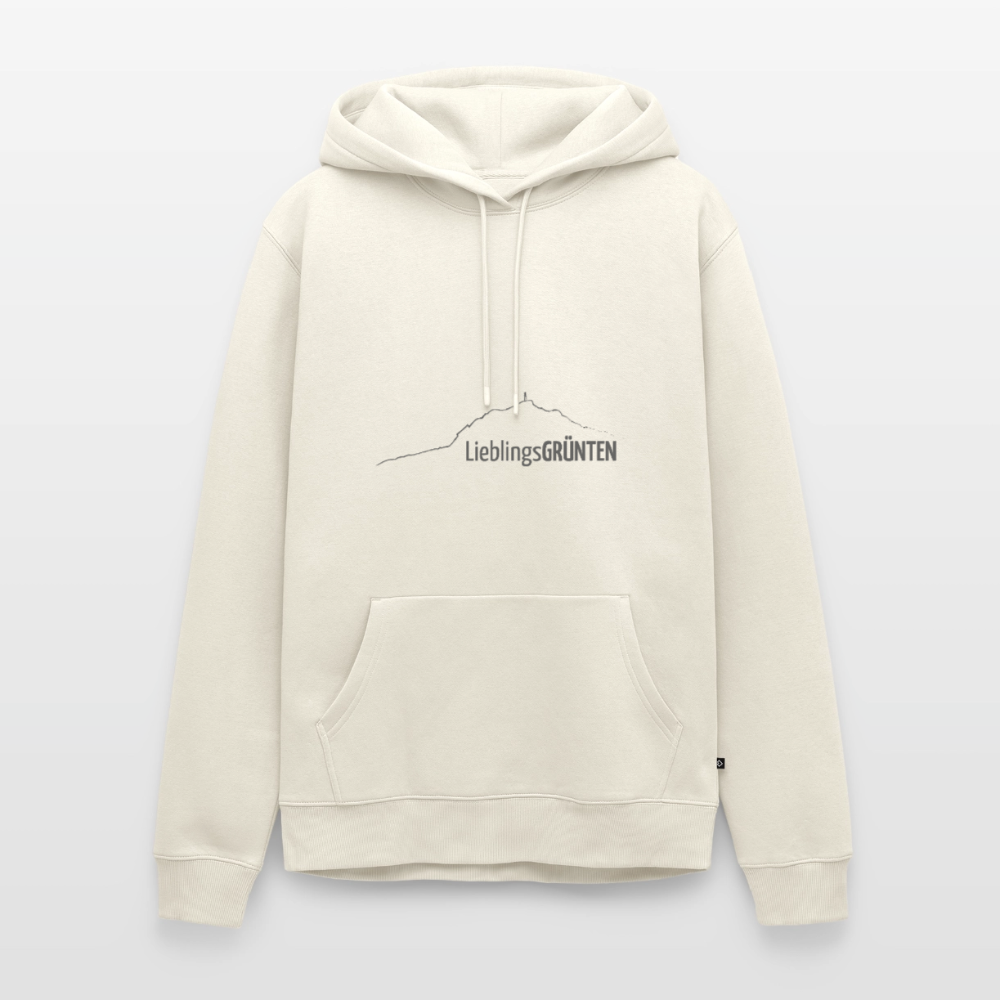 Männer Premium Hoodie | LieblingsGRÜNTEN - Naturweiß