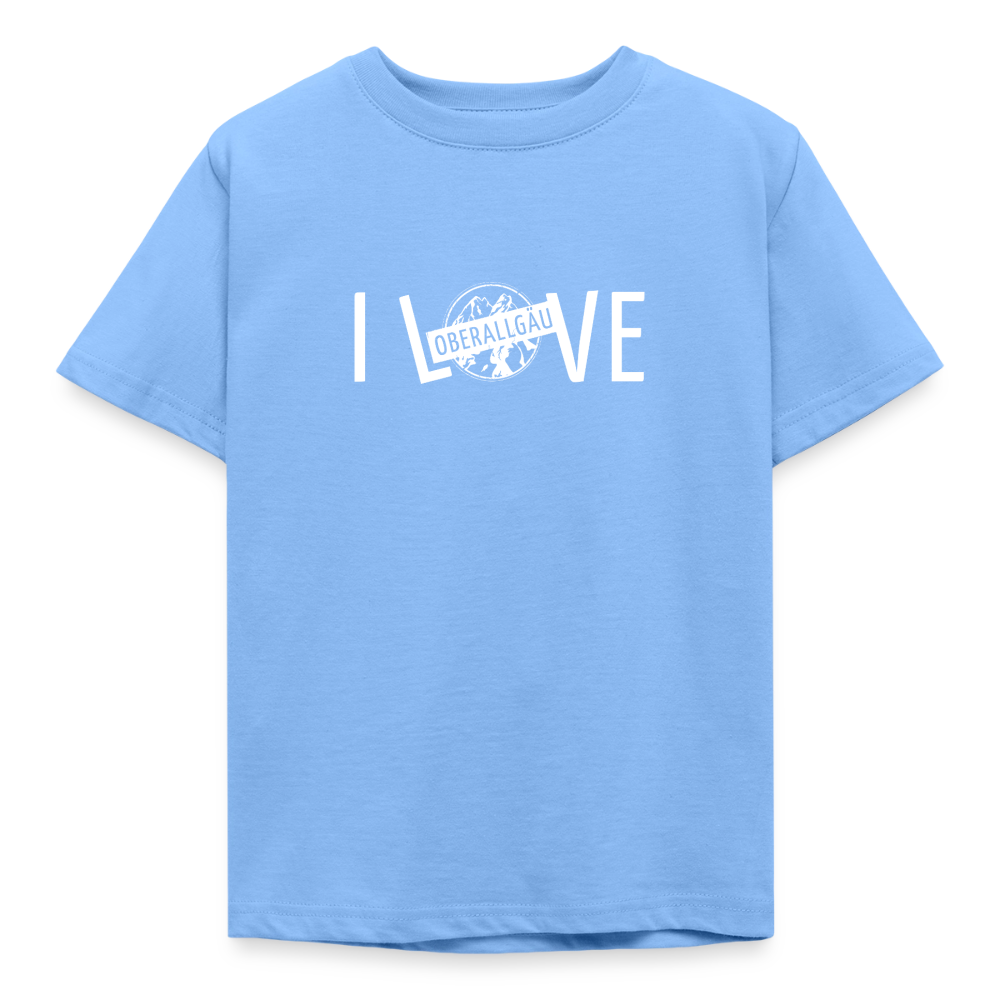Kinder T-Shirt | I LOVE - Himmelblau